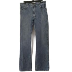 BANANA REPUBLIC Vintage Straight Fit Blue Denim Mens Jeans 34 x 34
